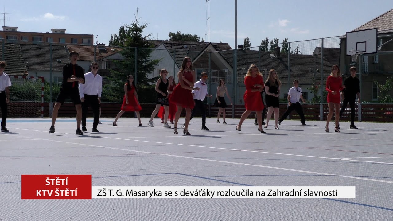 ŠTĚTÍ: ZŠ T. G. Masaryka se s deváťáky rozloučila na Zahradní slavnosti