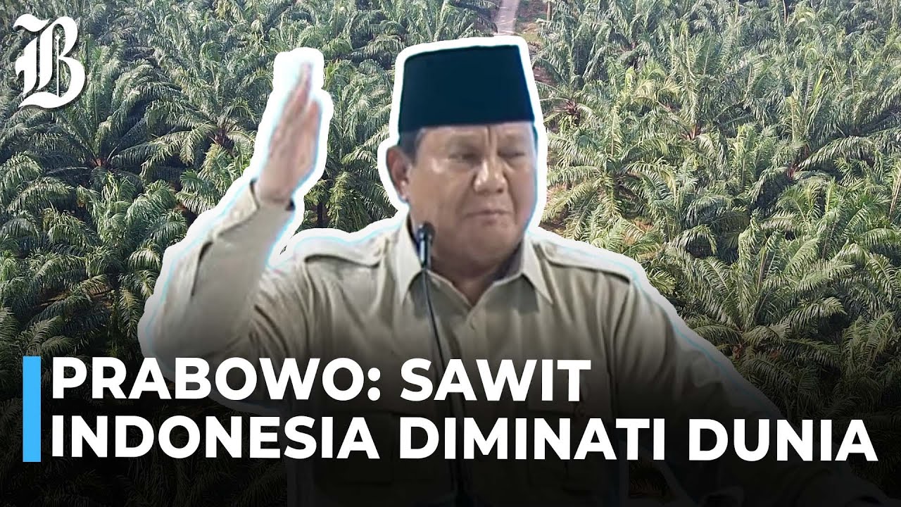 Prabowo Sebut Sawit Tanaman Ajaib: Banyak Pemimpin Negara Minta Supply!