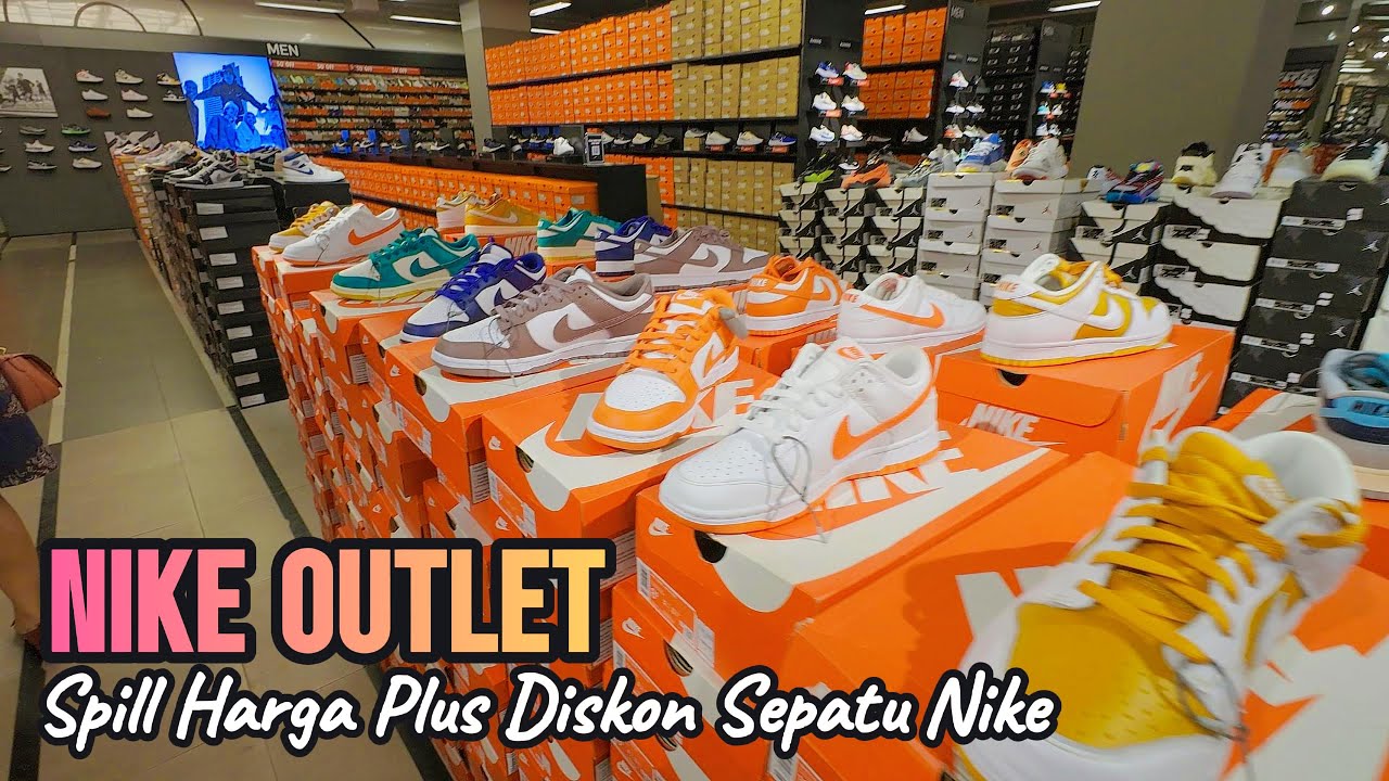 SPILL HARGA DAN DISKON SEPATU NIKE DI THE GRAND OUTLET KARAWANG