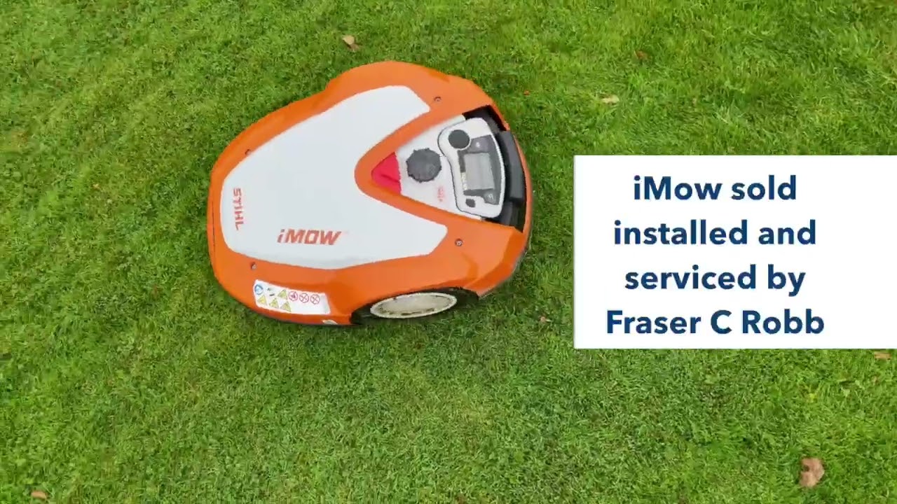 iMow от STIHL в Фрейзер-Си-Робб, Шотландия.