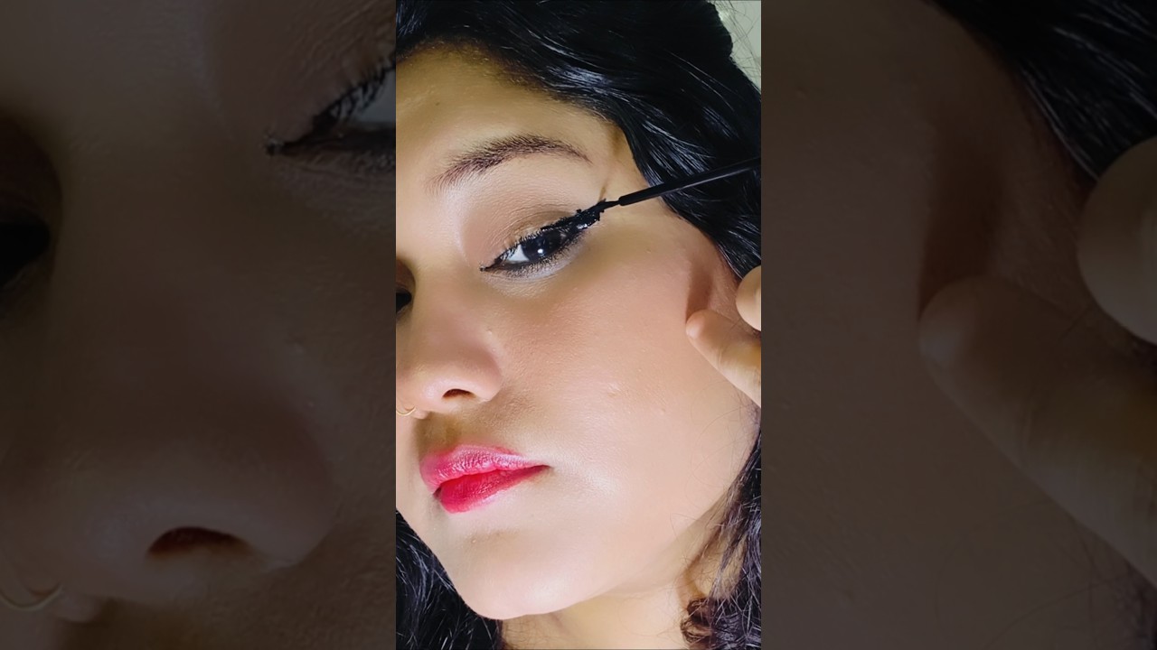 hooded eyes eyeliner hack for beginners 