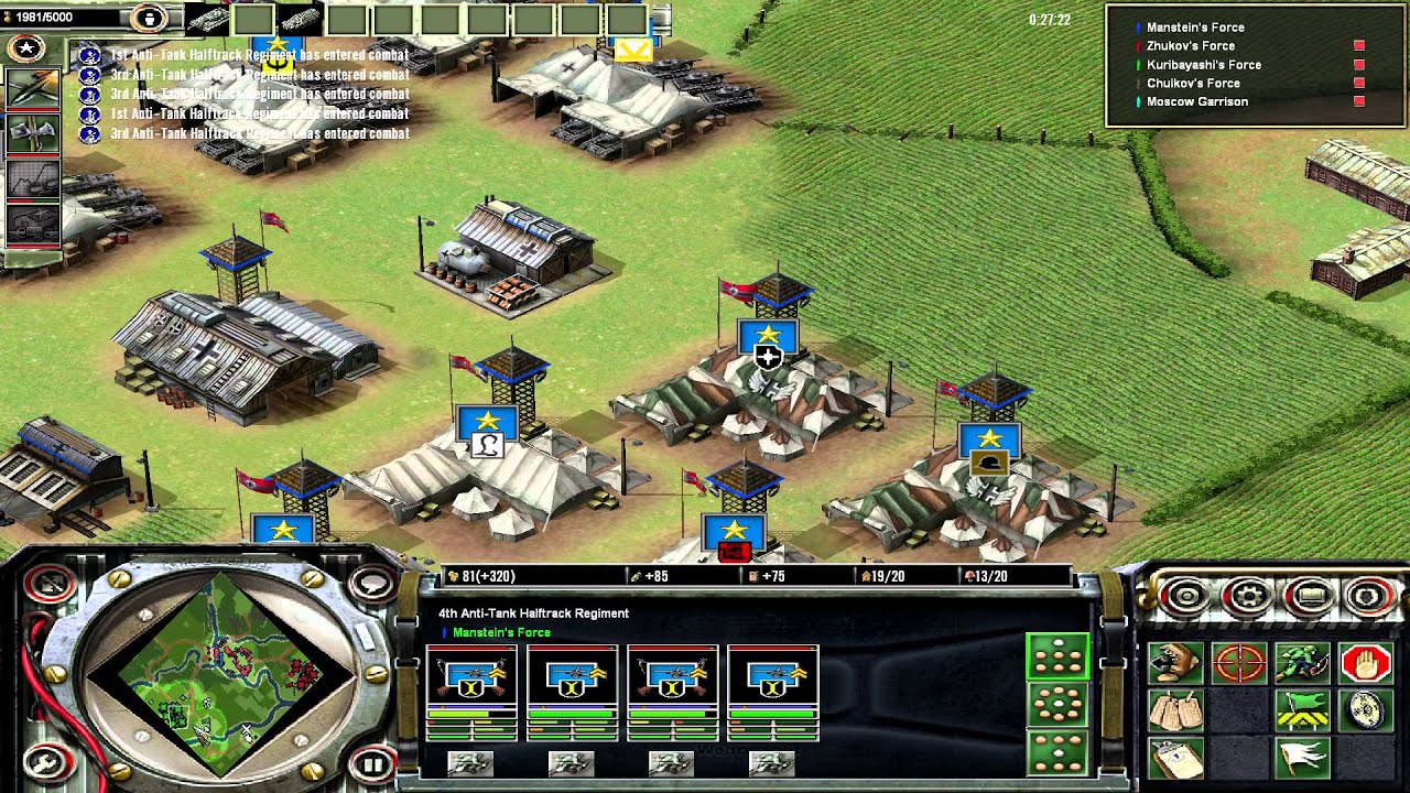 Axis & Allies Axis Campaign Mission 10: Burning of Moscow (Germany)