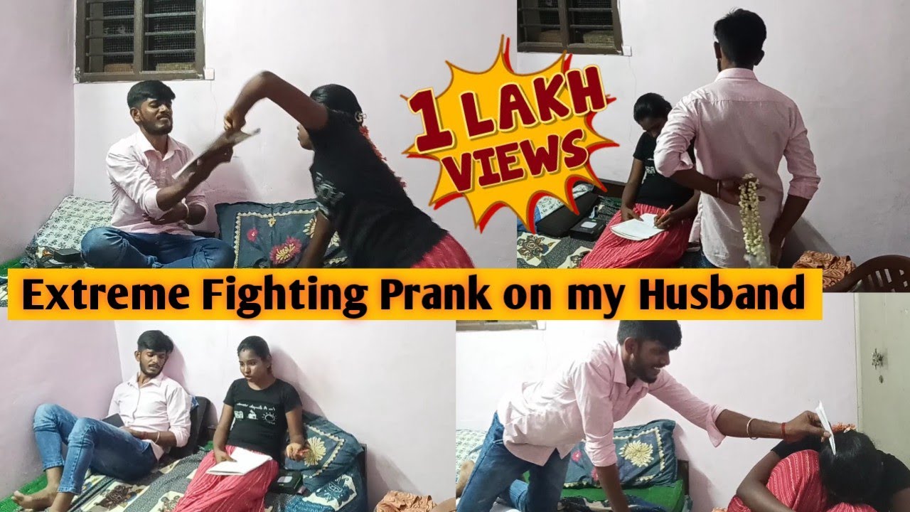 Fighting Prank on my Husband😠/ Vivek Convinced me🙈 My first prank video🤣