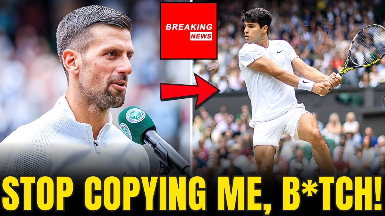 FANS IN SHOCK As Novak Djokovic MAKES FUN OF Carlos Alcaraz’s Serve!