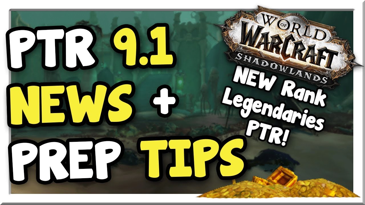 Prepping Your Professions for 9.1! Big Legendary PTR News! | Shadowlands | WoW Gold Making Guide
