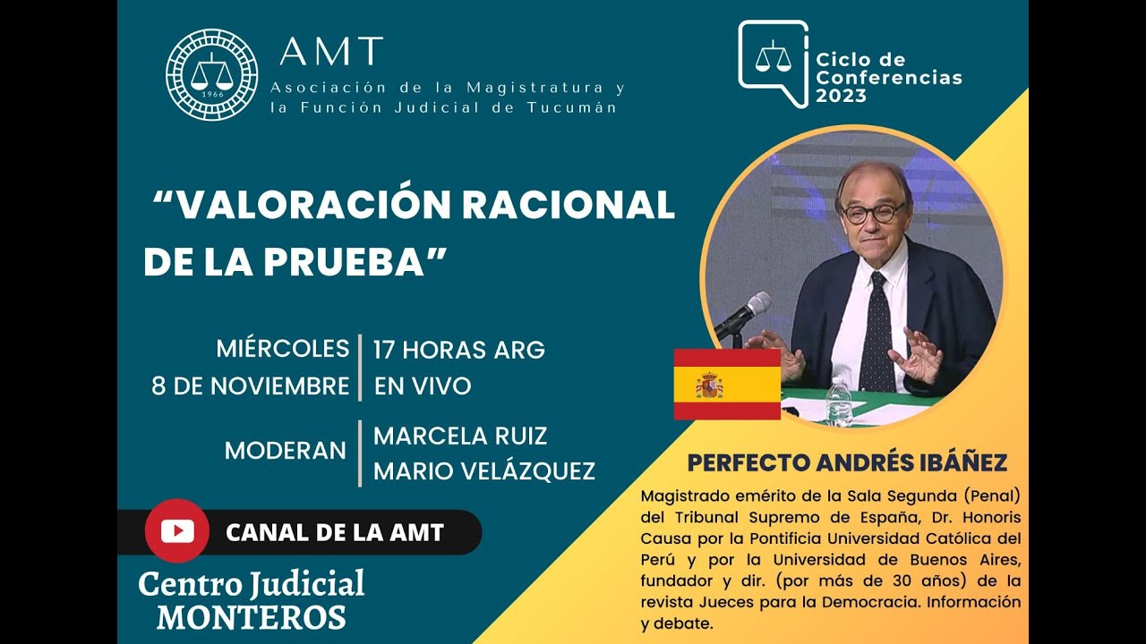 Dr. Perfecto Andrés Ibáñez- Valoración racional de la prueba