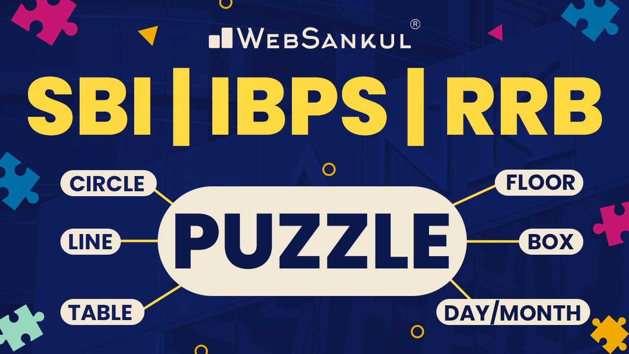 એક જ લેકચરમાં Puzzle ના બધા Types | Reasoning | SBI | IBPS | RRB | Bank Exam 2025