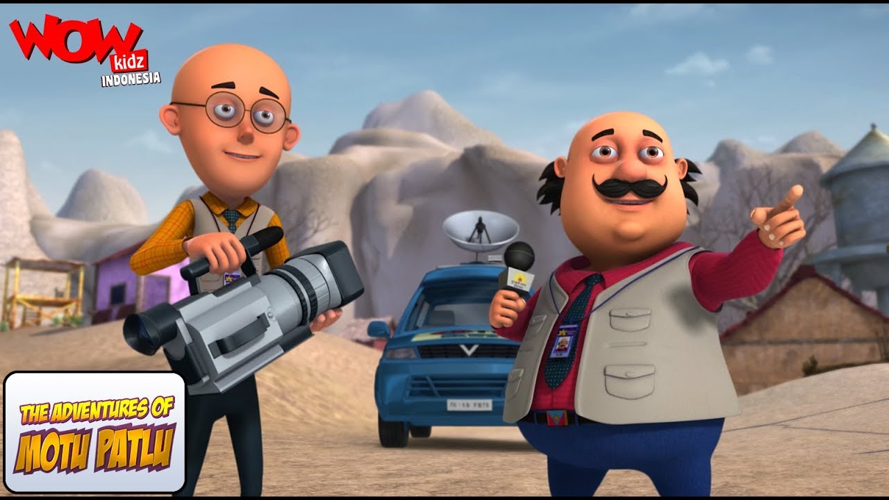 Kartun Lucu | Motu Patlu | Terbaru Kartun | Motu Patlu The Press Reporter | WowKidz Indonesia