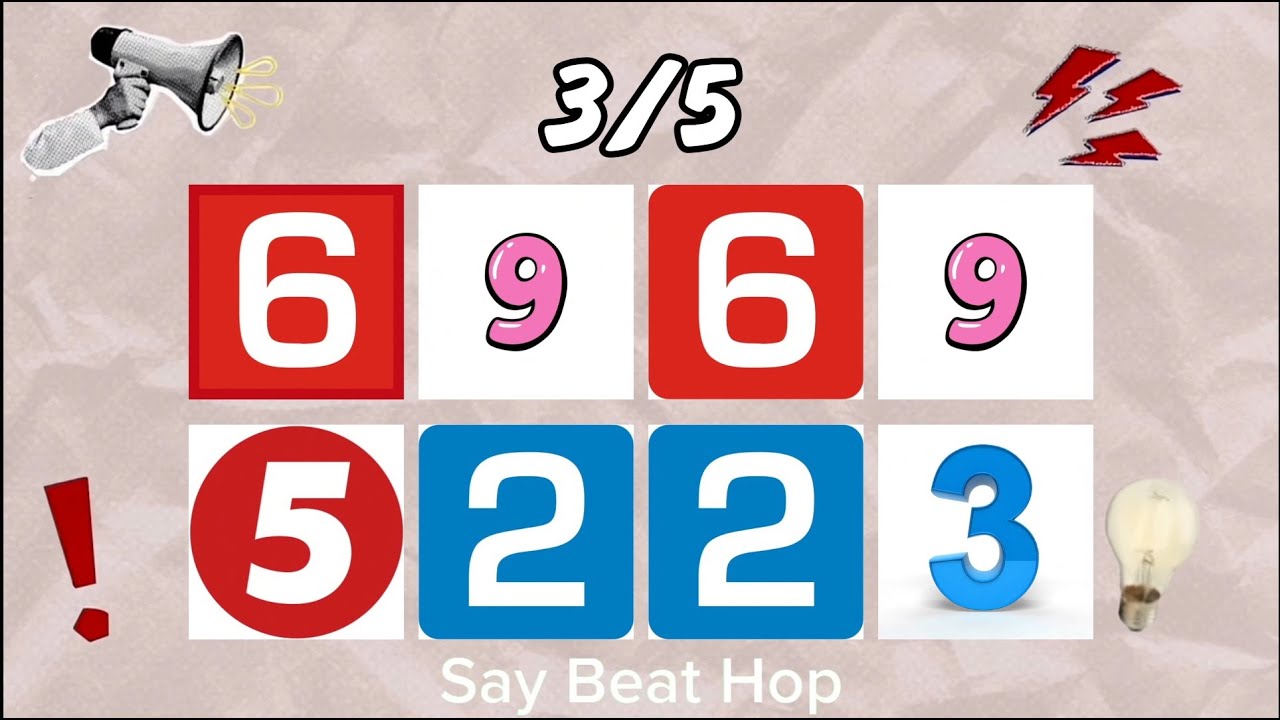 SAY WORD ON THE BEAT | 1-3 LEVEL | EASY-MEDIUM-HARD | Say Beat Hop Challange 3