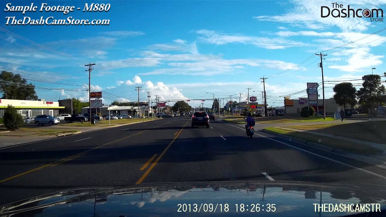 DVR-M880 Car DVR Sample Footage - TheDashCamStore.com