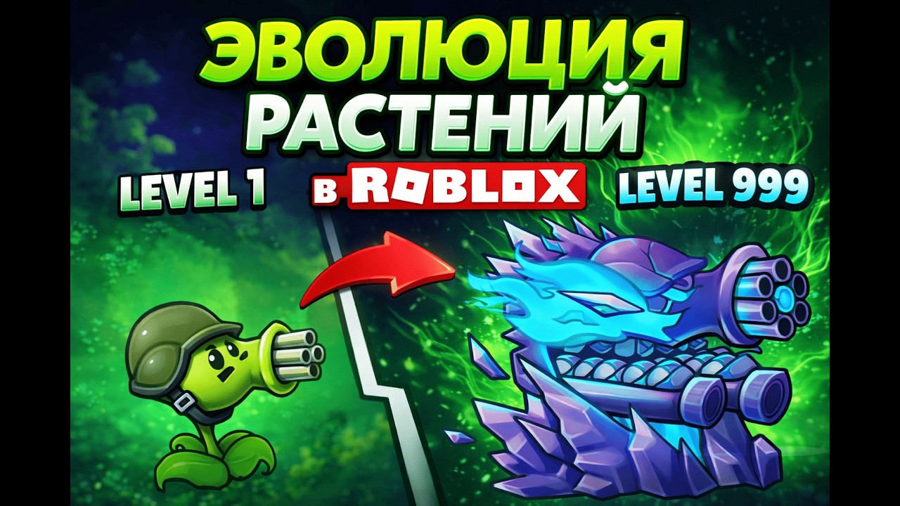 ЭВОЛЮЦИЯ РАСТЕНИЙ в Roblox
