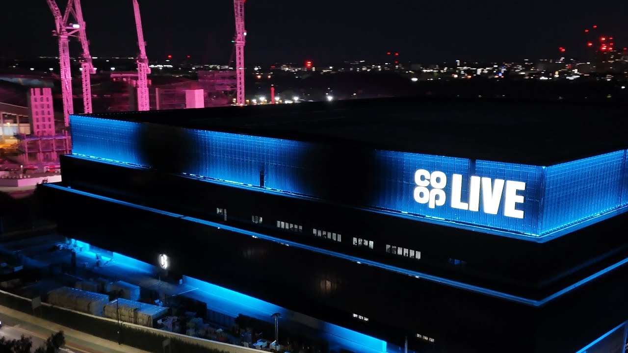 The Co-op Live Arena at Night