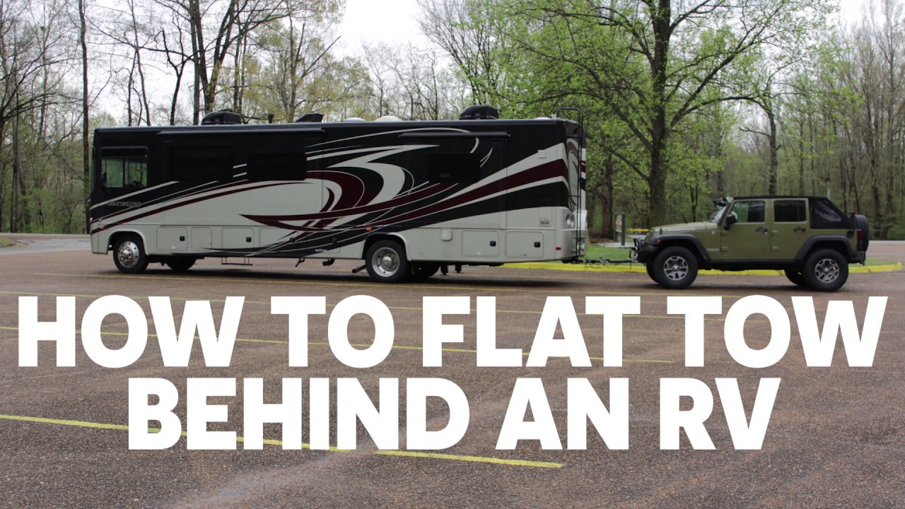 How to Flat Tow Behind an RV
