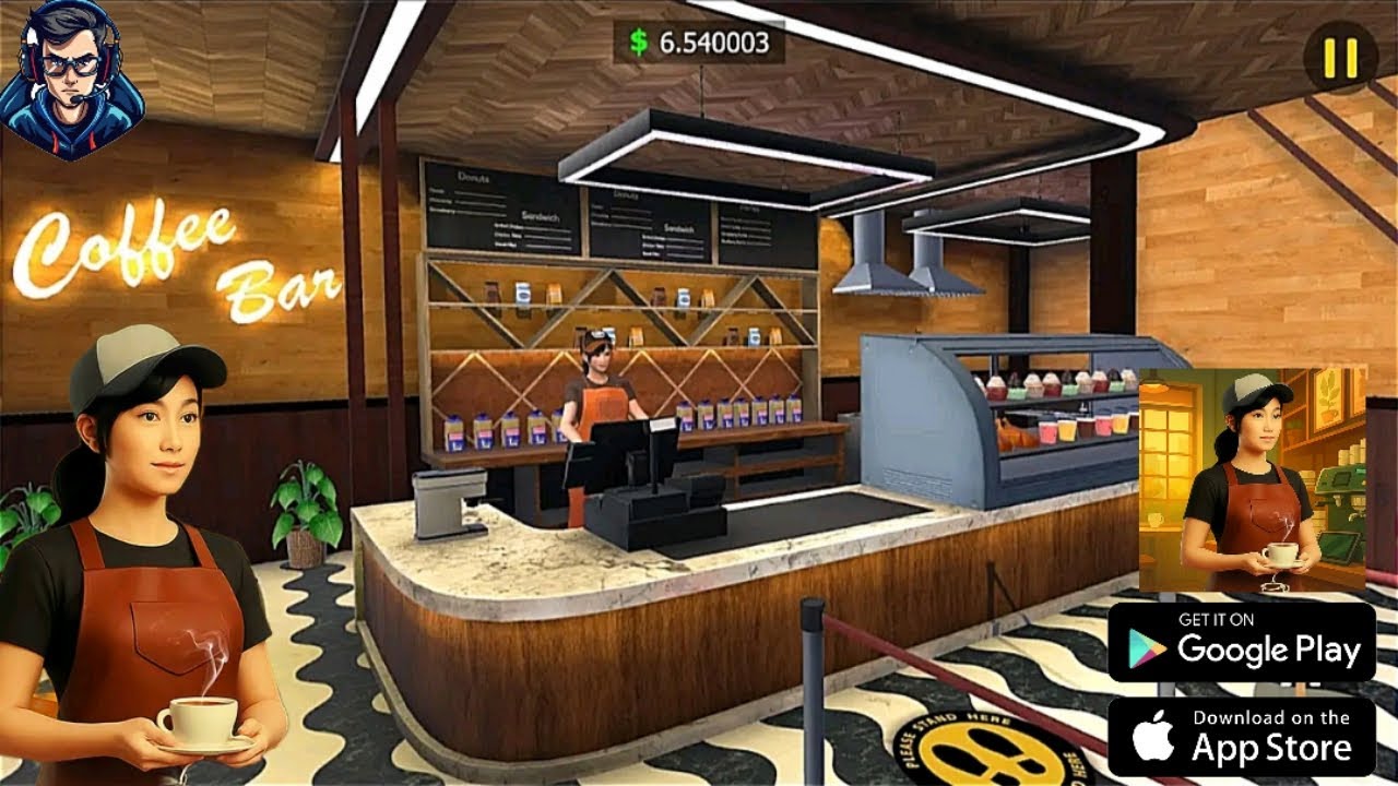 Coffee Cafe Tycoon Simulator NEW MOBILE GAME🤯| Android Gameplay 2025