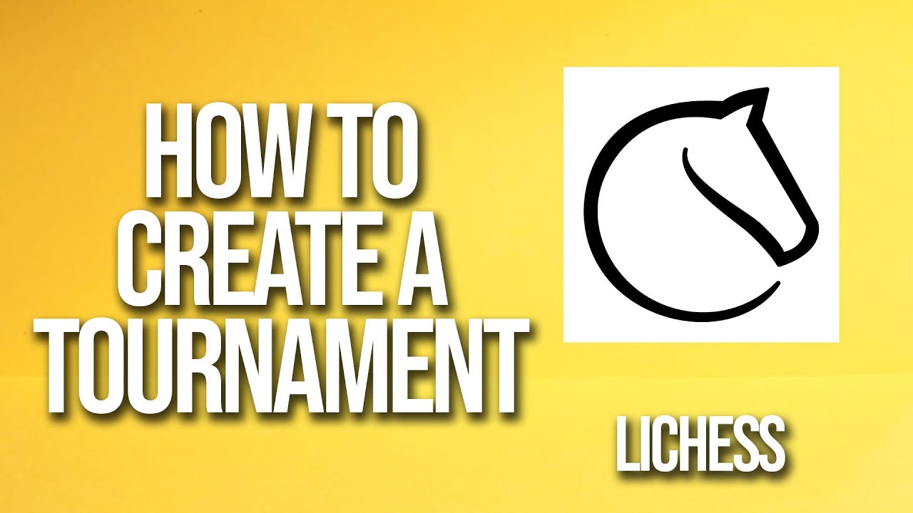Как создать турнир Lichess Tutorial