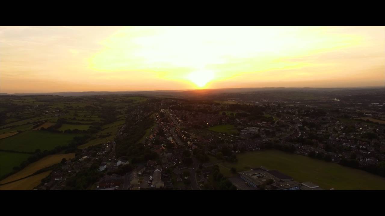 Thornhill Sunset in 4K! Dewsbury, West Yorkshire