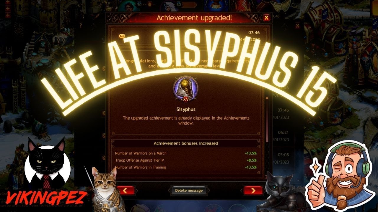 Life at Sisyphus level 15!! / Vikings: War of Clans