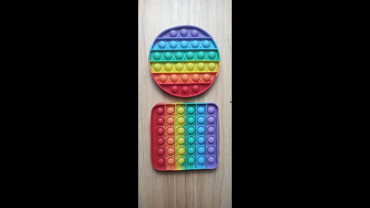 Colorful pop it ASMR