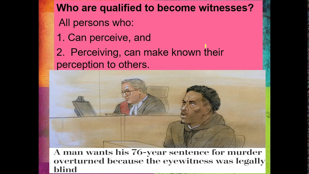 Criminology Review: Parol and Testimonial Evidence