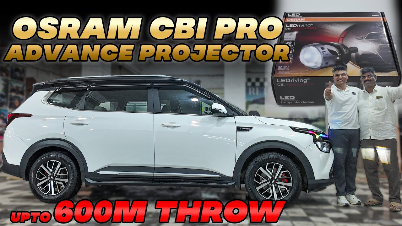 INDIA'S FIRST KIA CARENS with OSRAM CBI PRO ADVANCE PROJECTOR |  UPTO 600 meters THROW | 📞7977662321