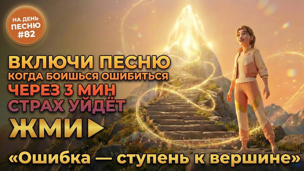 НА ДЕНЬ ПЕСНЮ #82 | Сильная ПЕСНЯ-АФФИРМАЦИЯ от страха ошибиться | 