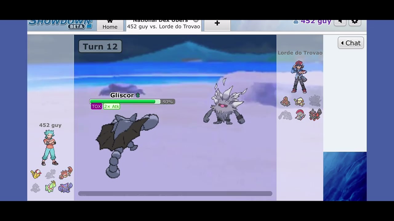 Kingler finishing up the battle 