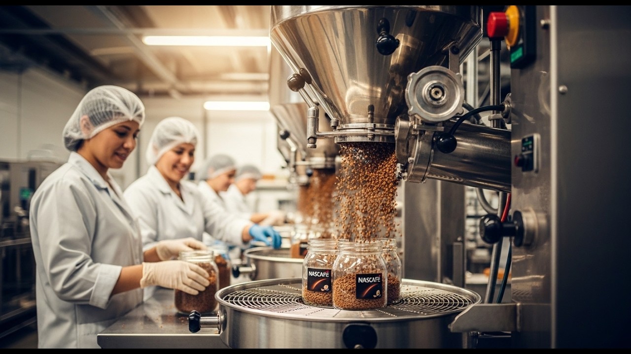 Inside the Modern Coffee Factory | How Instant Coffee Is Made (Full Process)
