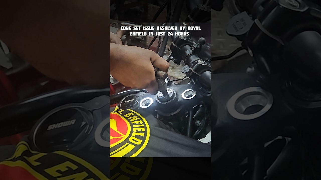 Cone set issue in himalayan 450 #himalayan450 #royalenfield #bike #shortsfeed #shortsvideo