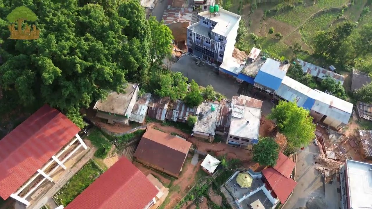 Suryagadhi, Nuwakot - Chokade village drone shot mesmerizing view, travelling Nepal.