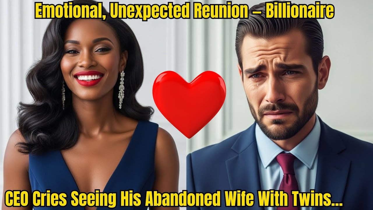 Emotional, Unexpected Reunion — Billionaire CEO Cries Seeing His Abandoned Wife With Twins...