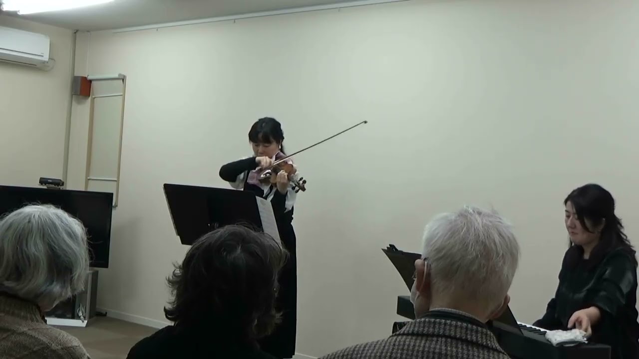 ラヴェル　ツィガーヌ　Ravel Tzigane 　Vn.河合真理　Pf.樋口かおり
