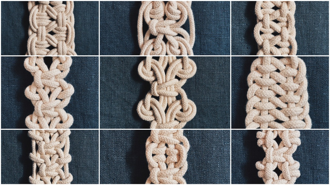 NEW 9️⃣ Macrame PATTERNS 🔗Collection patterns by macramessage PART 2️⃣2️⃣