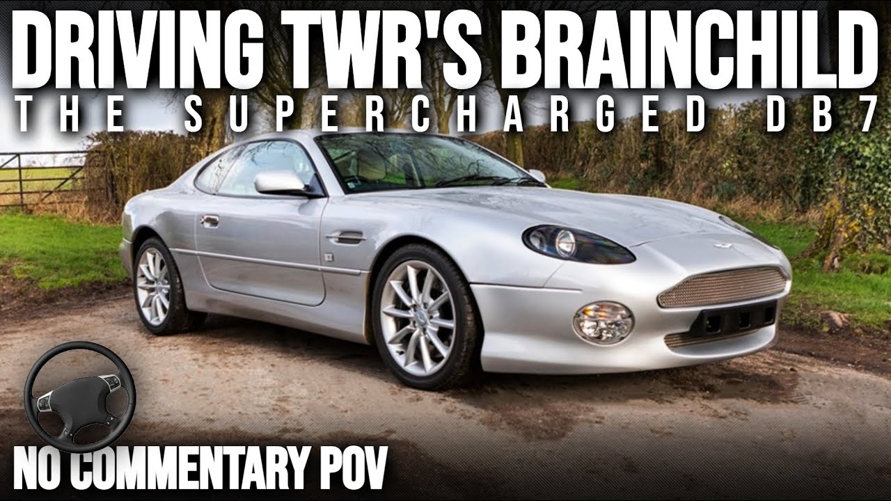POV Driving the Beautiful Supercharged ASTON MARTIN DB7 on UK Roads! (Drivers Eye View ASMR)
