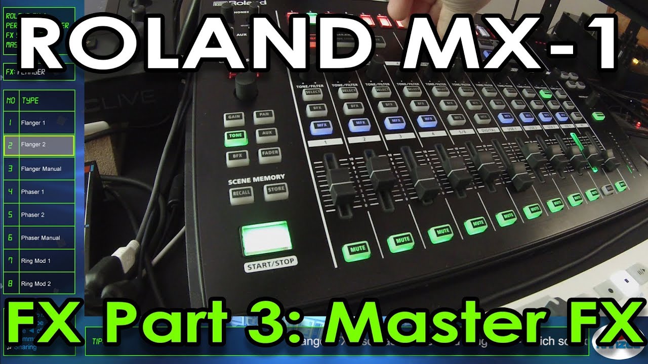 Roland MX-1 FX Part 3 - Master FX
