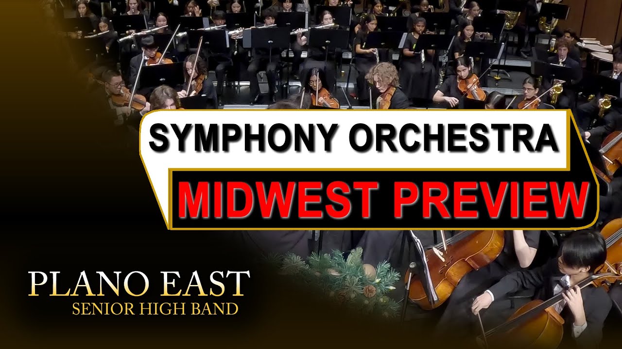 Symphony Orchestra - Midwest Preview Concert - Plano ISD Robinson Fine Arts Center - Dec. 11, 2025