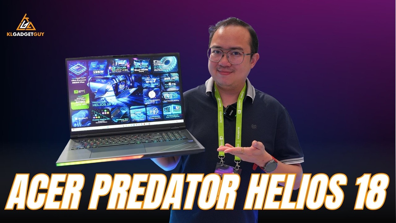 Acer Predator Helios 18 AI &mdash; этот игровой ноутбук просто ЗВЕРЬ!