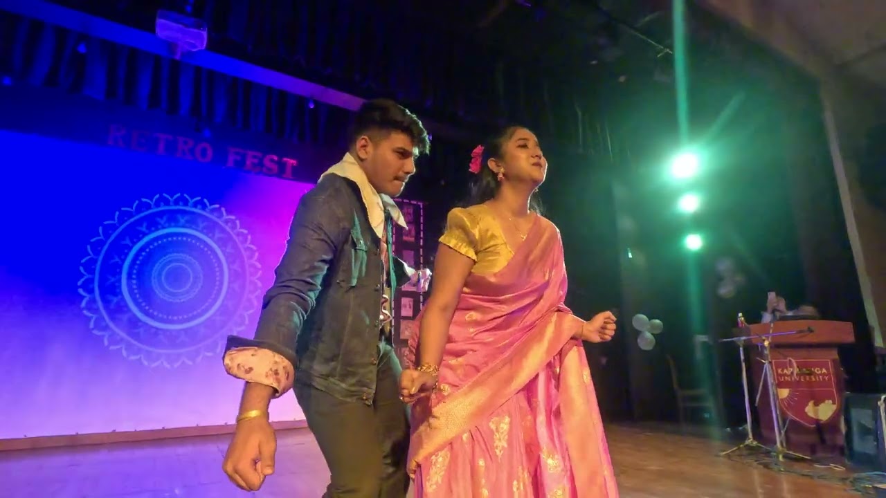 Bollywood Fashion Show at Retro Fest 2024. The Assam Kaziranga University School of Business.