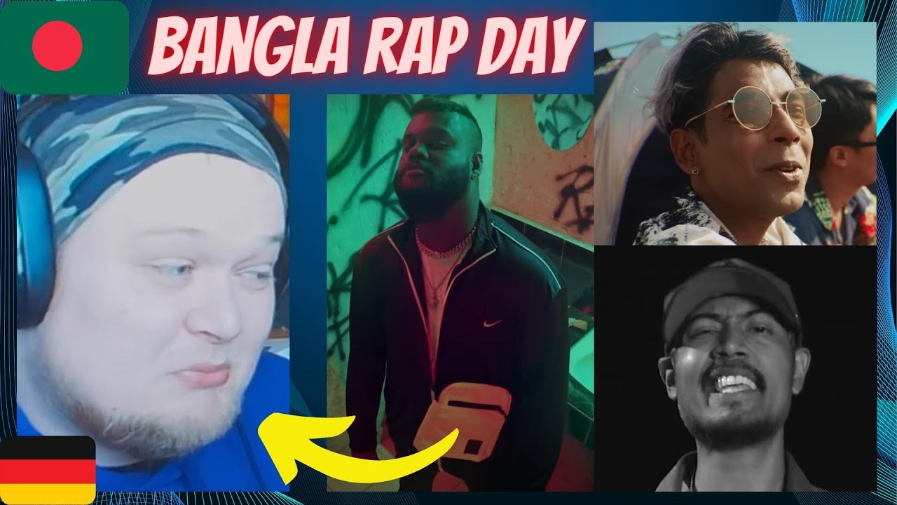 🇧🇩 GERMAN Reaction | Mc Mugz - Ustha Pickup | Black Zang - Ferrari Folk | DAAKPEON 듣고있니