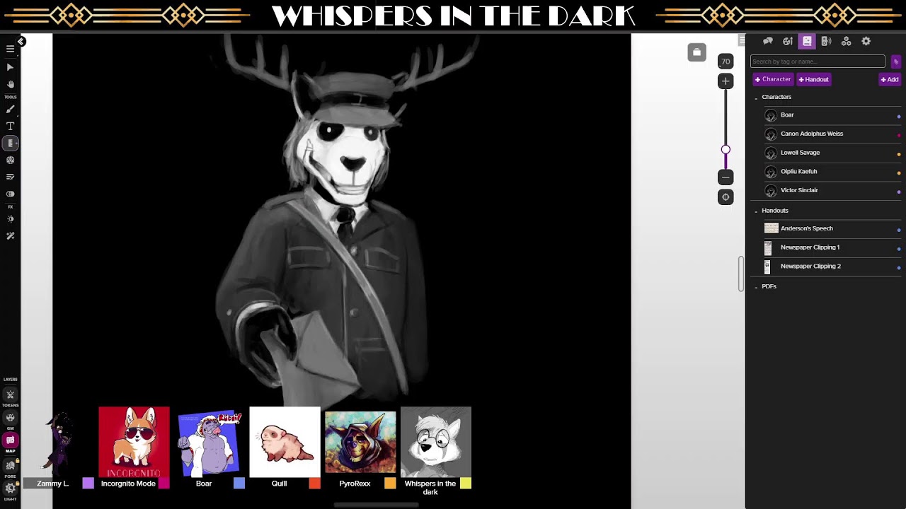 WHISPERS IN THE DARK - SESSION #0