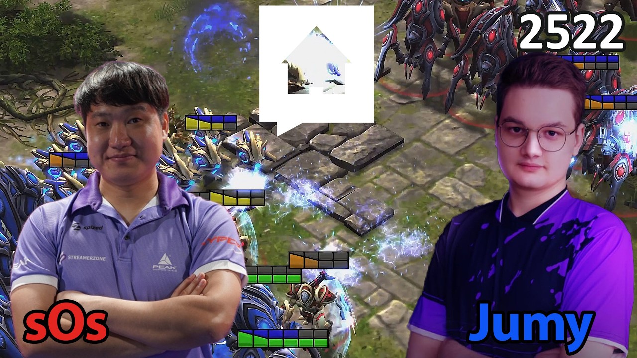 GOLIATH vs DAVID - 🇰🇷 sOs (P) vs 🇩🇪 Jumy (P) - HomeStory Cup XXVIII - Starcraft 2 - 2522