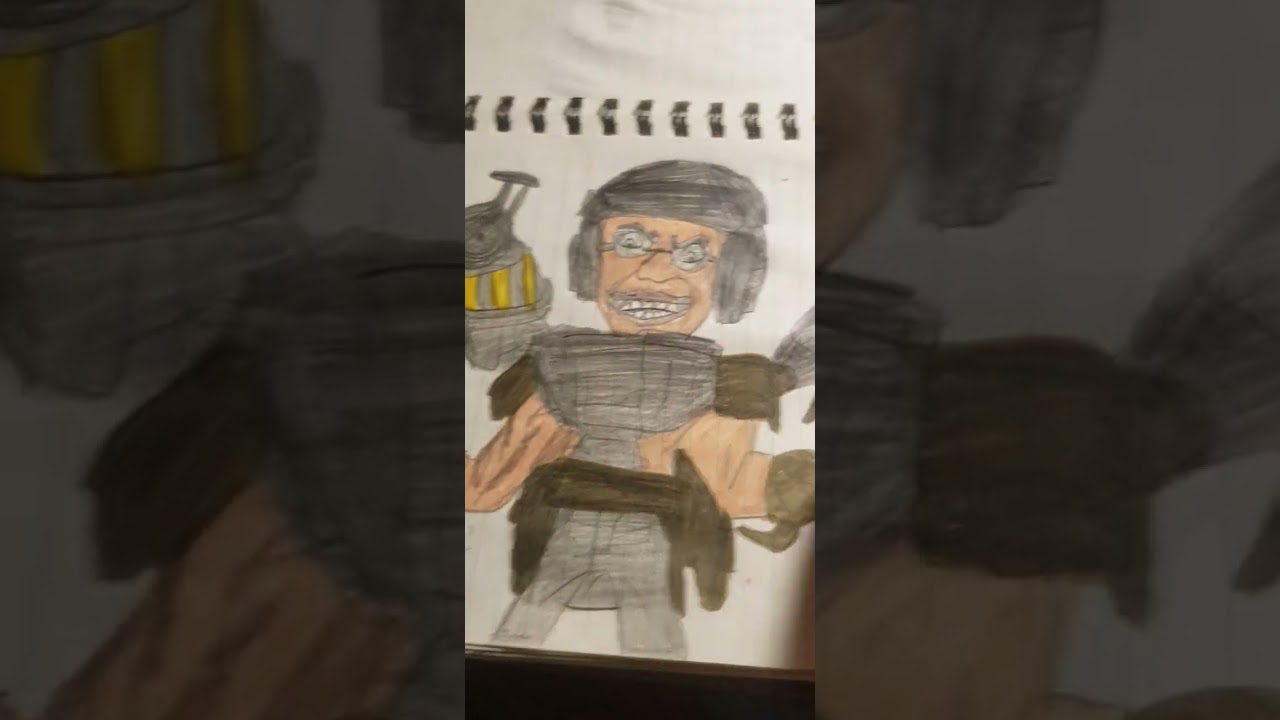 Drawing titan TV man........ 