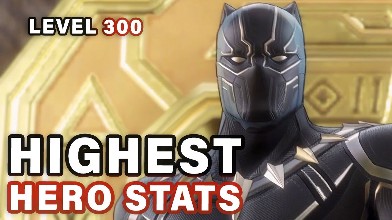 HIGHEST Hero Stats at LEVEL 300 | Spoiler ► Marvel Ultimate Alliance 3