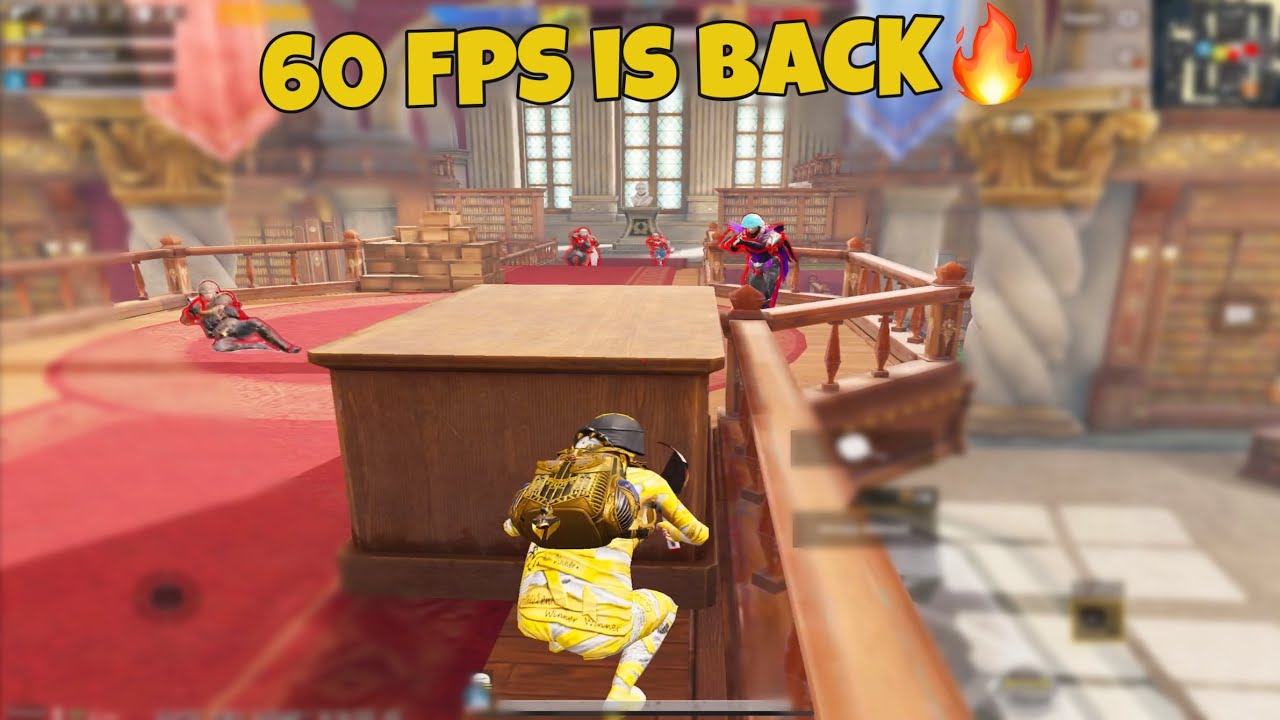 60 FPS is BACK 😍| God of Gun Game | iPad Pro Handcam |  4 Finger + Full Gyro | Pubg Mobile