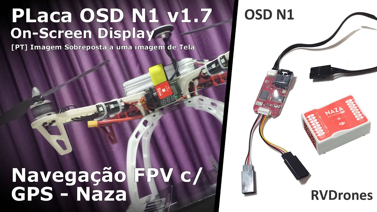 Placa OSD N1 V1.7 para Naza