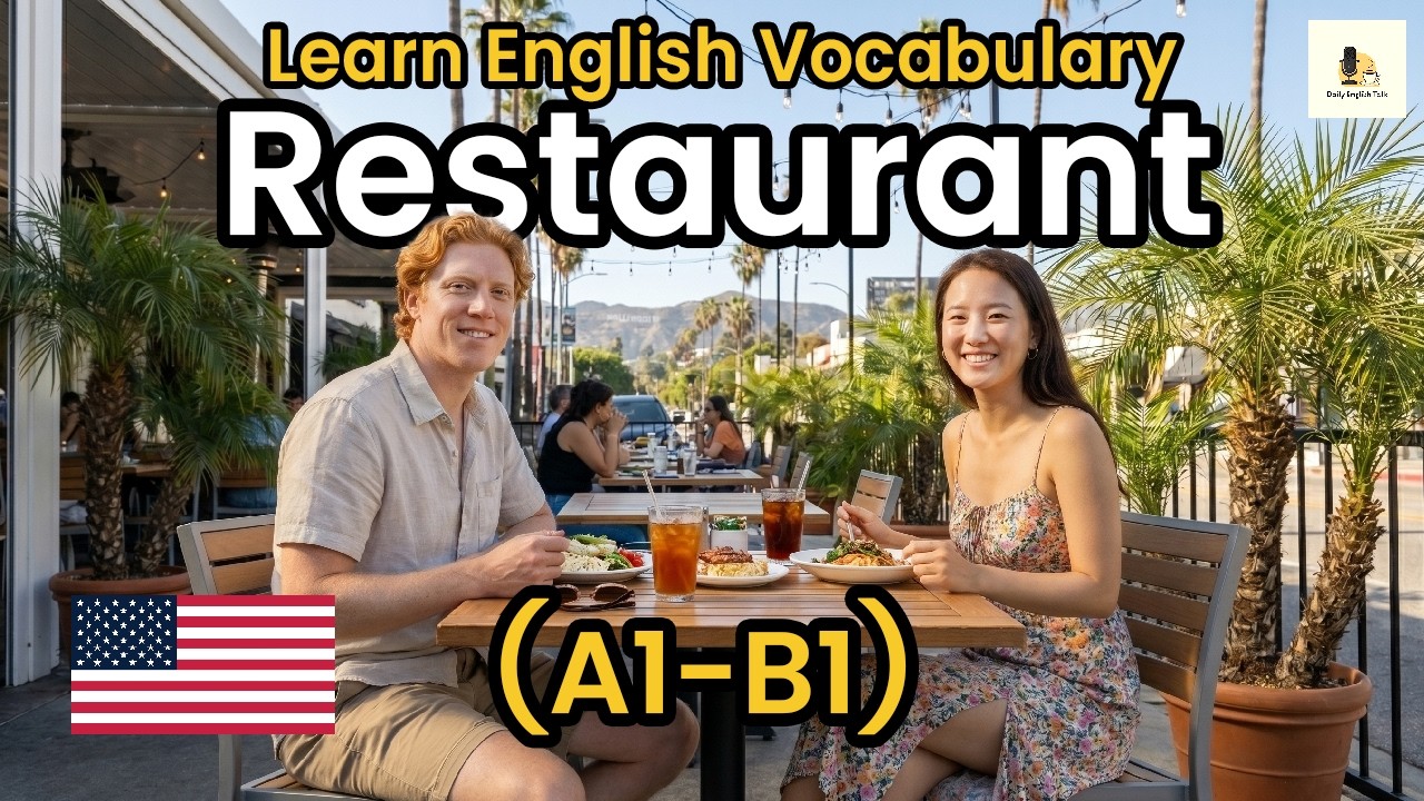 At the Restaurant in English | Order Food, Pay the Bill, Handle Problems | A1-B1