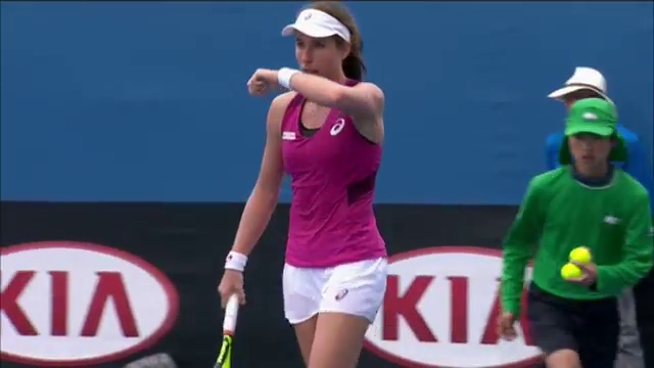 Johanna Konta v Saisai Zheng highlights (2R) | Australian Open 2016