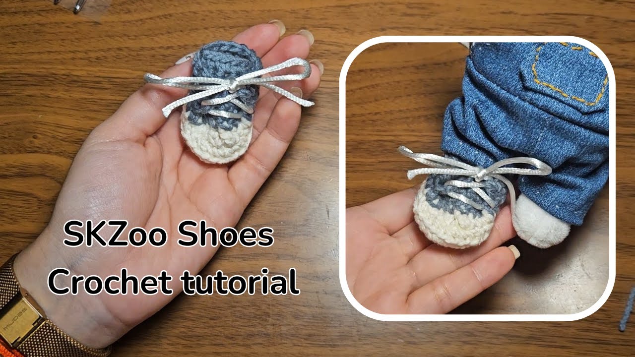 SKZoo shoes crochet tutorial