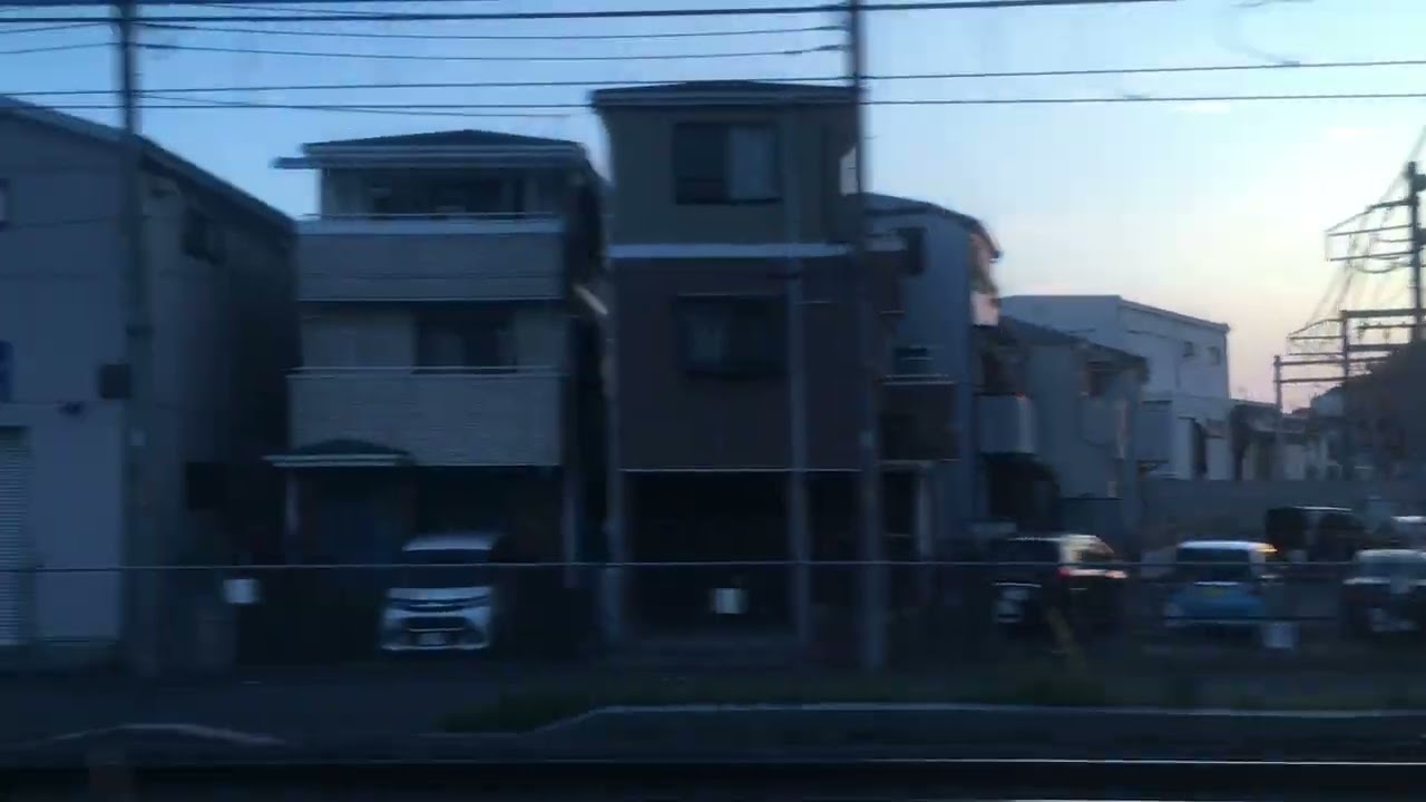 東北本線下り始発　赤羽〜浦和間の車窓風景　2025.8.21撮影