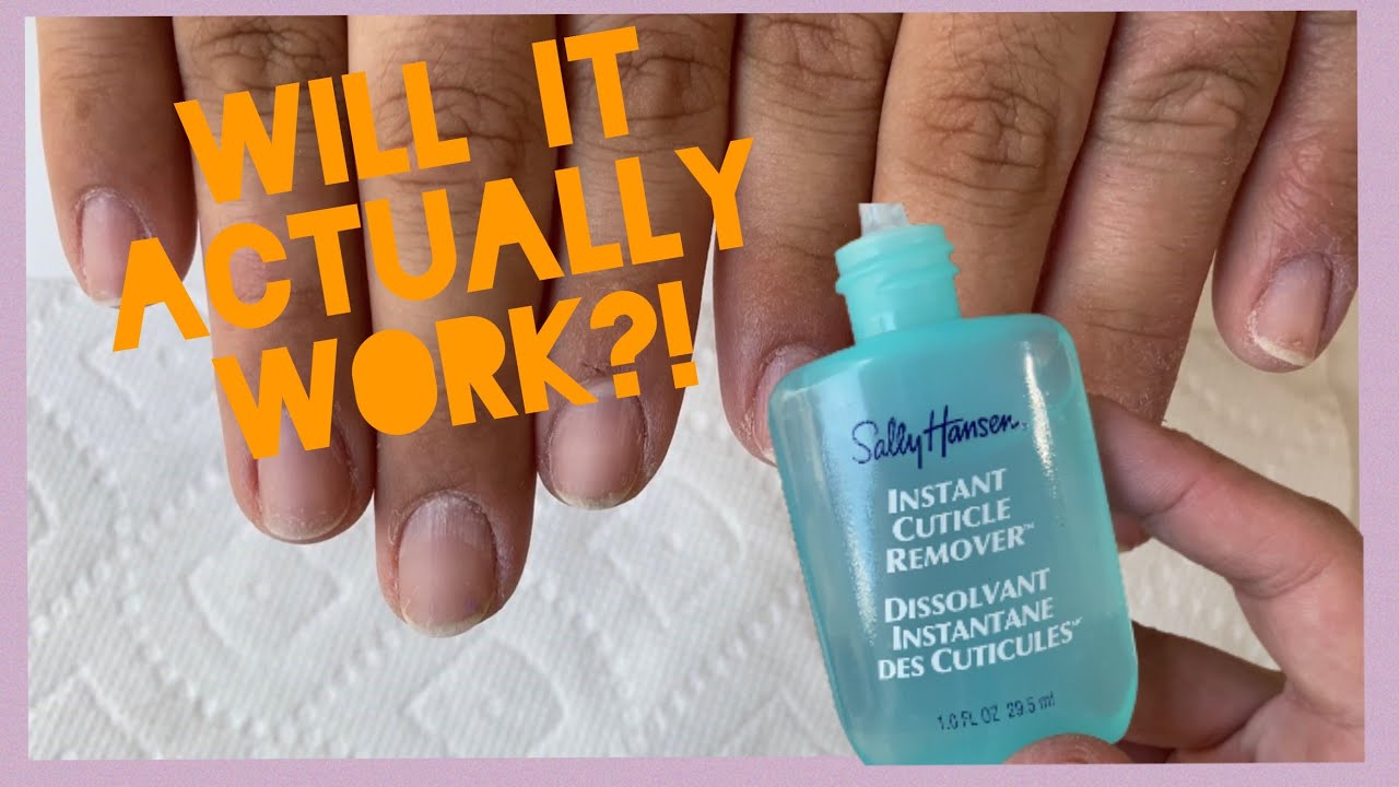 Обзор средства для удаления кутикулы Sally Hansen!