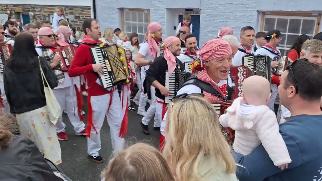 Padstow May Day 2024. Red Oss